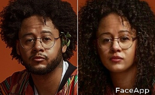 Emicida no FaceApp — Foto: Reprodução