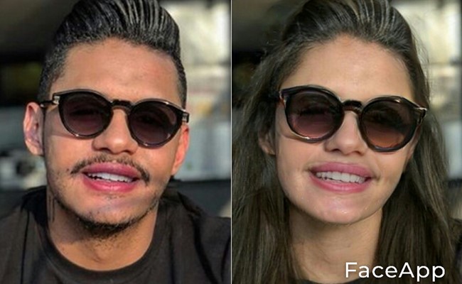 Hungria no FaceApp — Foto: Reprodução