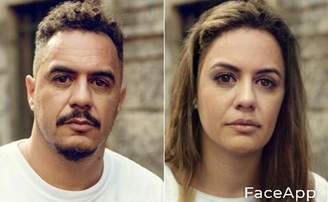 Marcelo D2 no FaceApp — Foto: Reprodução