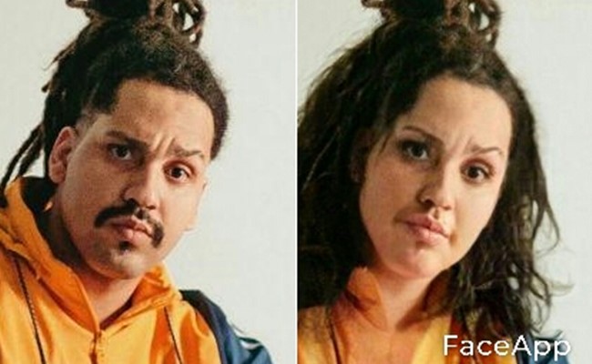 Froid no FaceApp — Foto: Reprodução