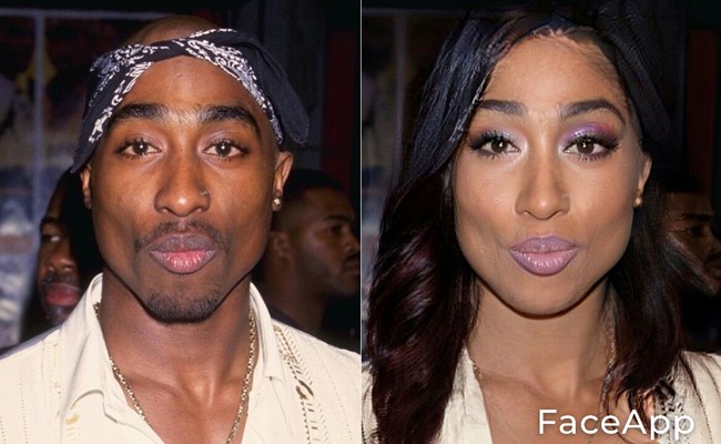 2 Pac no FaceApp — Foto: Reprodução
