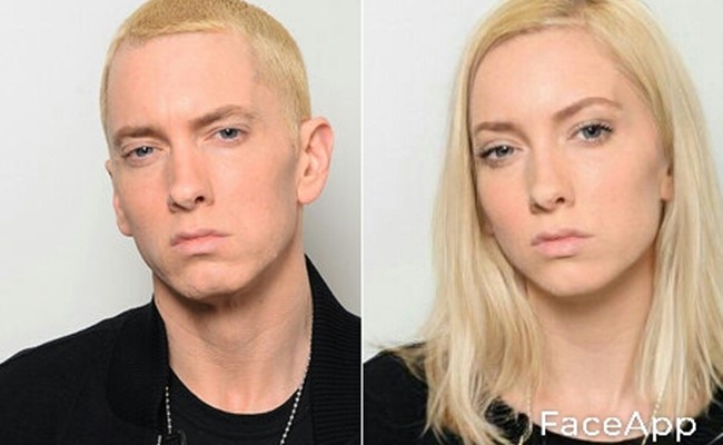 Eminem no FaceApp — Foto: Reprodução