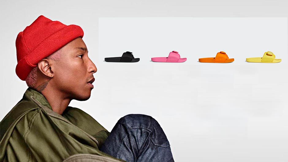 Adidas e Pharrell Williams estreiam novas Colorways de PW Boost Slide