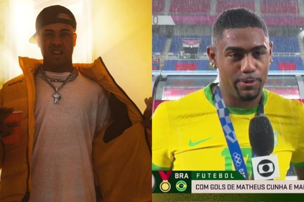 Medalhista olímpico e responsável pelo gol do título brasileiro, o atacante Malcom escolheu “Iluminado”, de Kawe, como música pra celebrar conquista.