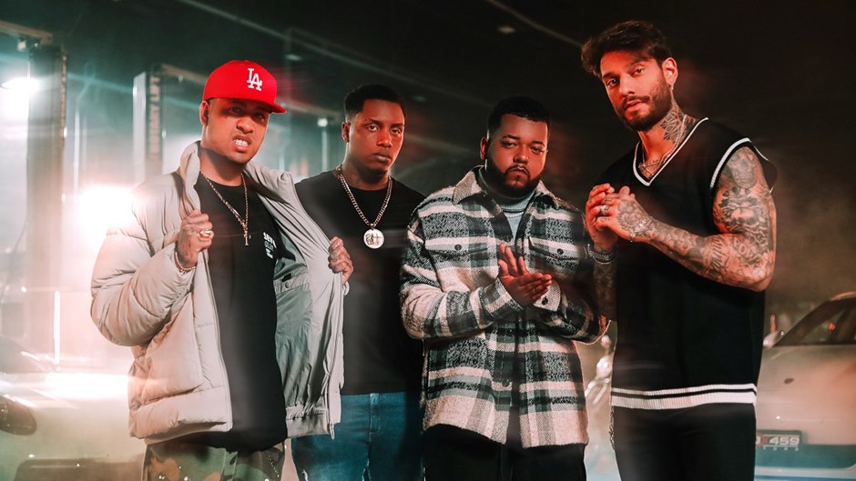 Lucas Lucco, Kawe, Kayblack e FK - Foto Divulgação