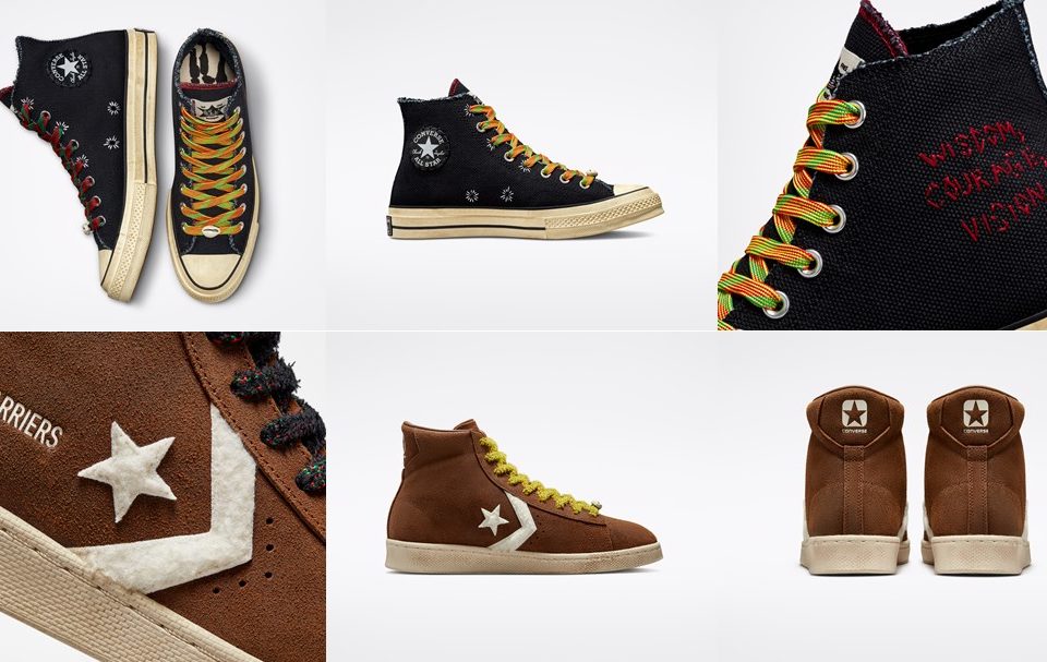 Colaboração inédita da Converse com marca nova-iorquina Barriers é guiada pela vontade de dar amplidão a mensagens de justiça racial