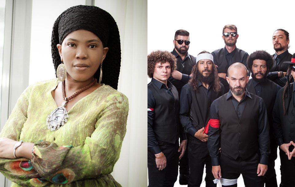 o Festival Fyah-Cultura Black que vai acontecer em Brasília dia 06 de maio com a cantora das Ilhas Virgens, Dezarie e a banda Mato Seco