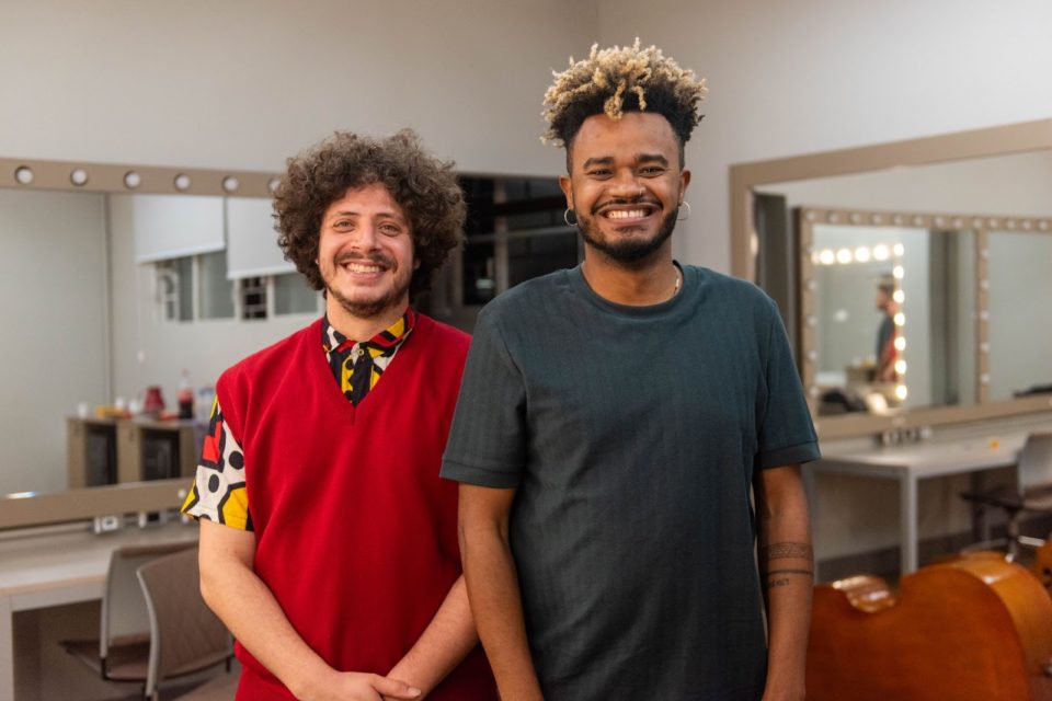 Thiago Ramil e Dona Conceição em foto de Giordano Toldo