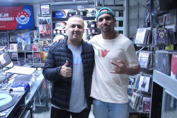 Ney Gringos e B-boy Luizin (Foto: Arquivo pessoal da Gringos PodCast)