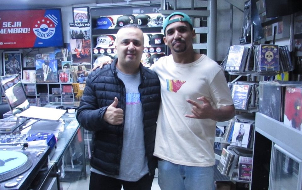 Ney Gringos e B-boy Luizin (Foto: Arquivo pessoal da Gringos PodCast)