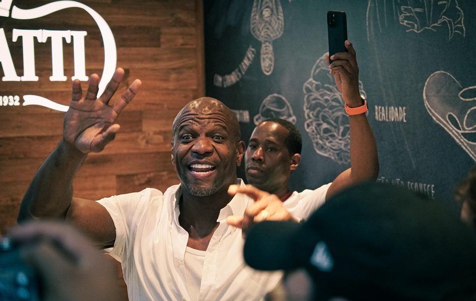 Foto Divulgação - Terry Crews visitou o Mercadão de São Paulo nesta sexta-feira