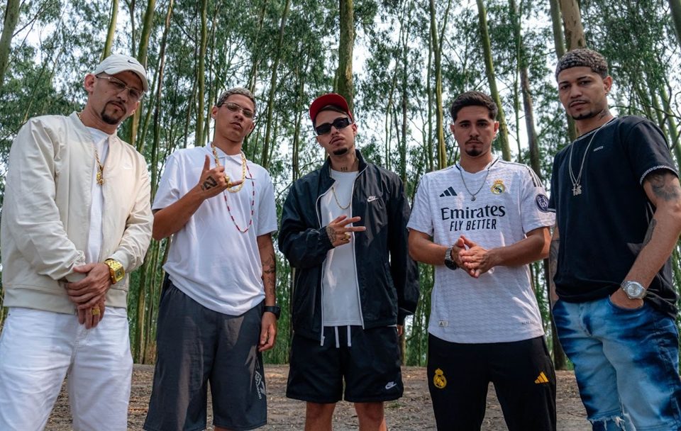 MC Orelha, NK da Grota, DoisP, Caslu e MC Fael - Divulgação
