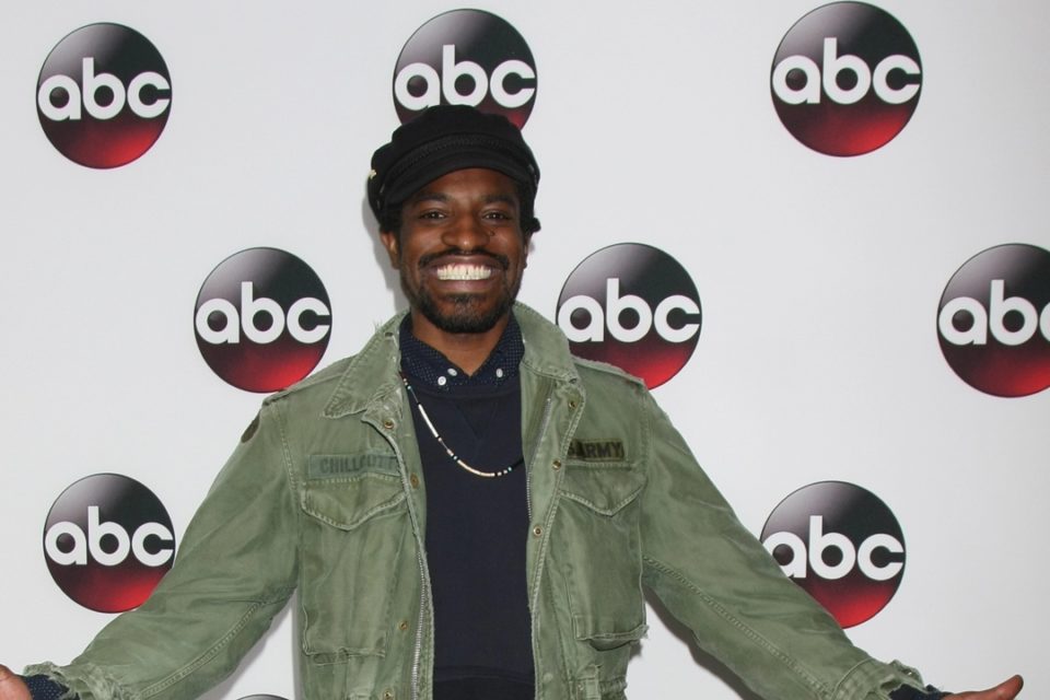 PASADENA - JAN 09: Andre Benjamin - aka Andre 3000 at the Disney ABC TV 2016 TCA Party, The Langham Huntington Hotel, Pasadena, CA 01-09-16 — Photo by bossmoss