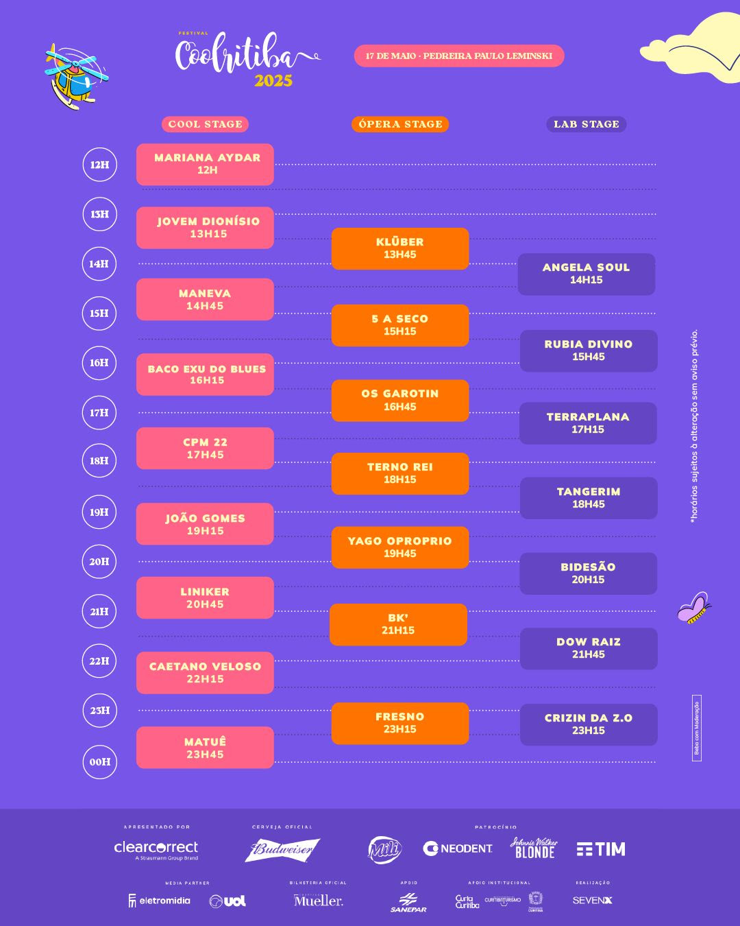 Programação Festival Coolritiba