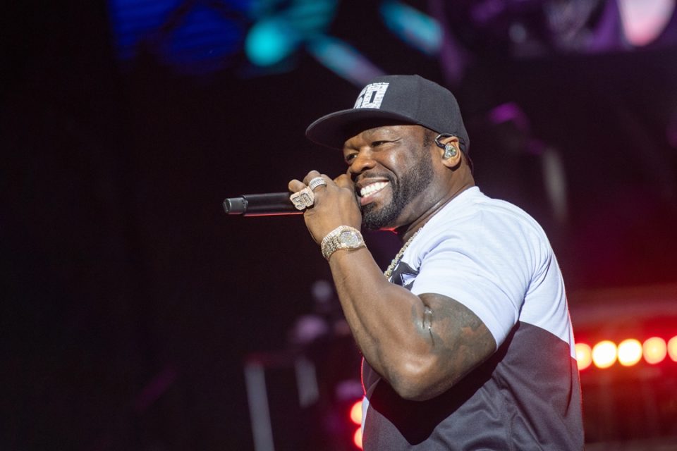 YEREVAN, ARMENIA. July 01: Curtis Jackson, aka 50 Cent is performing on the concert within the framework of the 