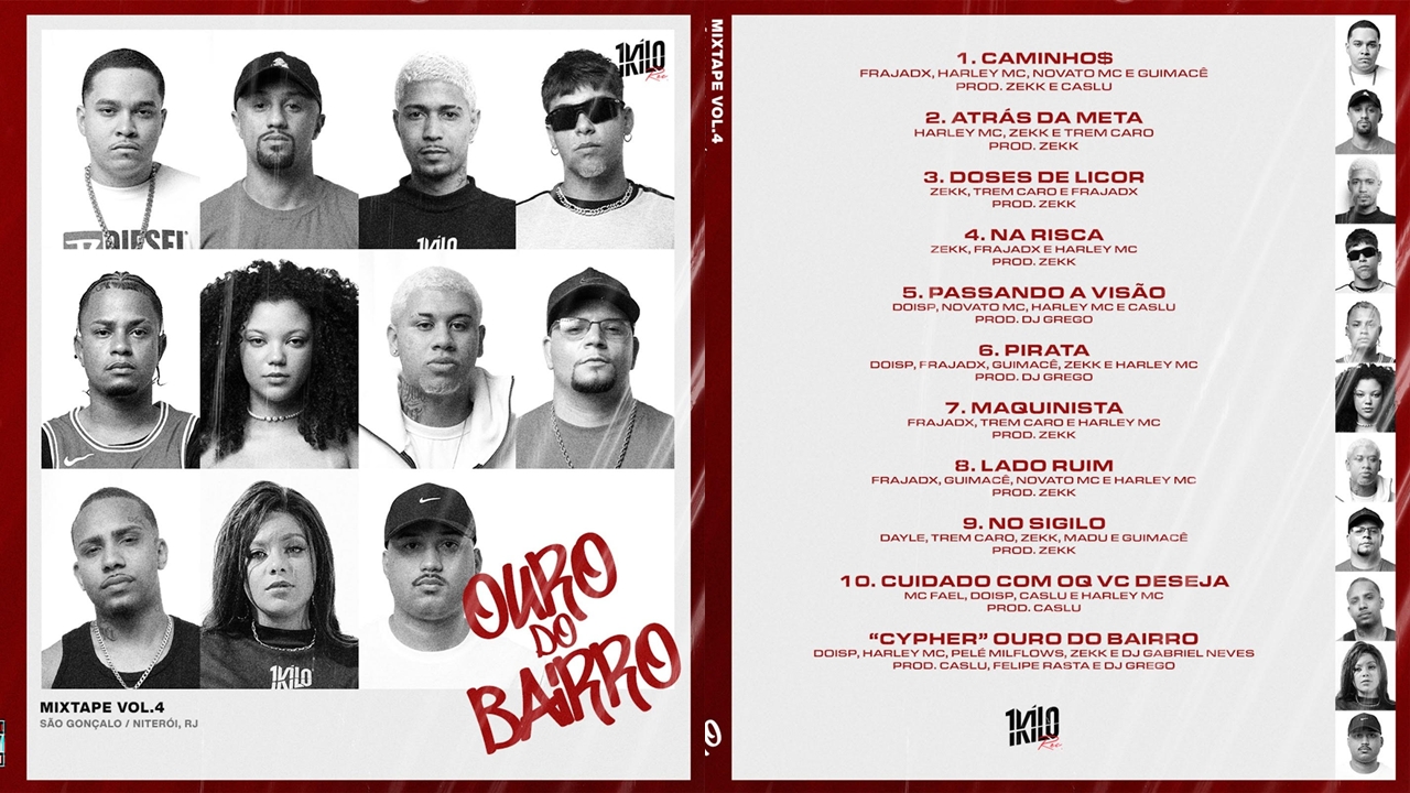 1Kilo lança Mixtape “Ouro do Bairro” com colaborações inéditas em