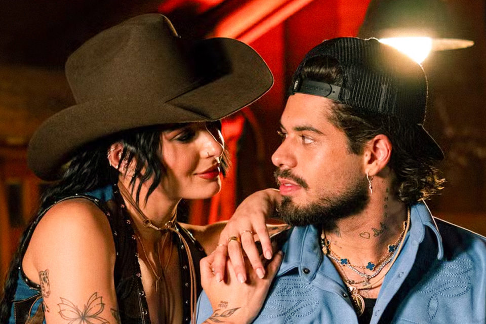 Ana Castela e Zé Felipe lançam o single 'Sua boca mente' — Foto: Divulgação