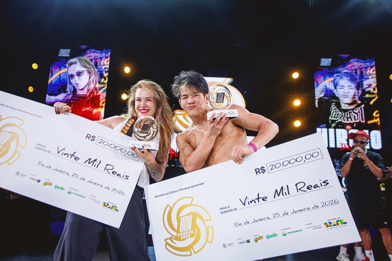 Breaking do Verão 2026_B-Girl Stefani e B-Boy Hiro10 (Foto GG-one Bergamo)