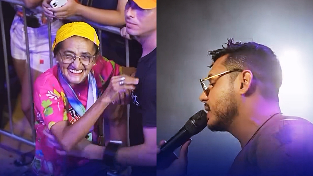 Hungria interrompe show em Parnaíba e doa R$ 5 mil a Tia do Bombom Hungria interrompe show em Parnaíba e doa R$ 5 mil a Tia do Bombom