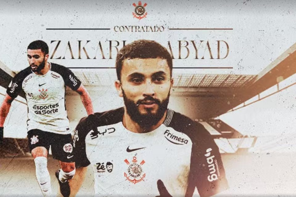 Zakaria Labyad é anunciado pelo Corinthians — Foto: Divulgação/Corinthians